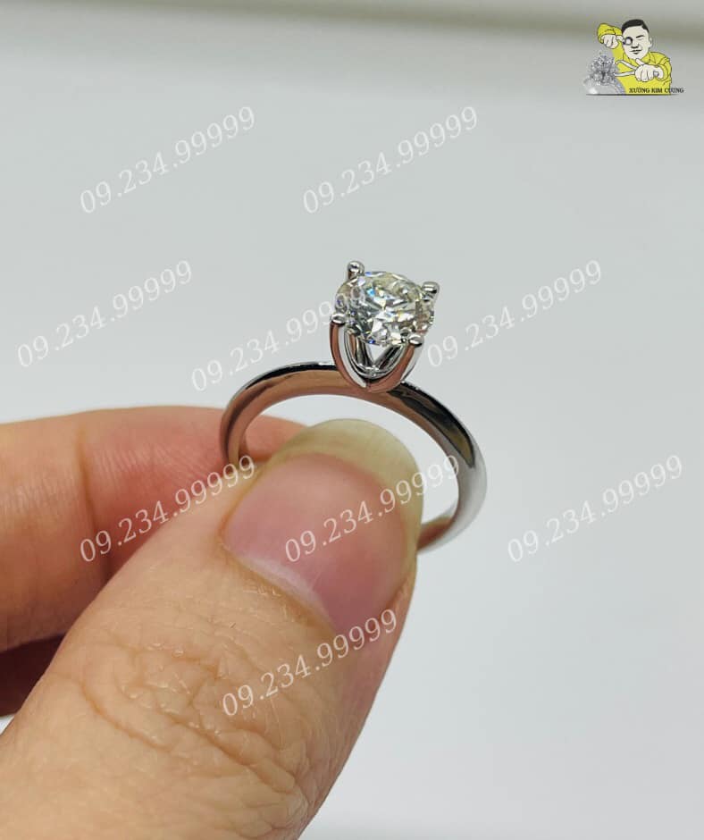 Nhẫn nữ trơn 18K