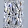 Viên kim cương GIA Radiant 10x6mm nước F độ sạch VVS2 cắt 2EX